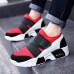 Wish Hot Sale Unisex Sports Shoes Couple Running Shoes Men Casual Strap Shoes